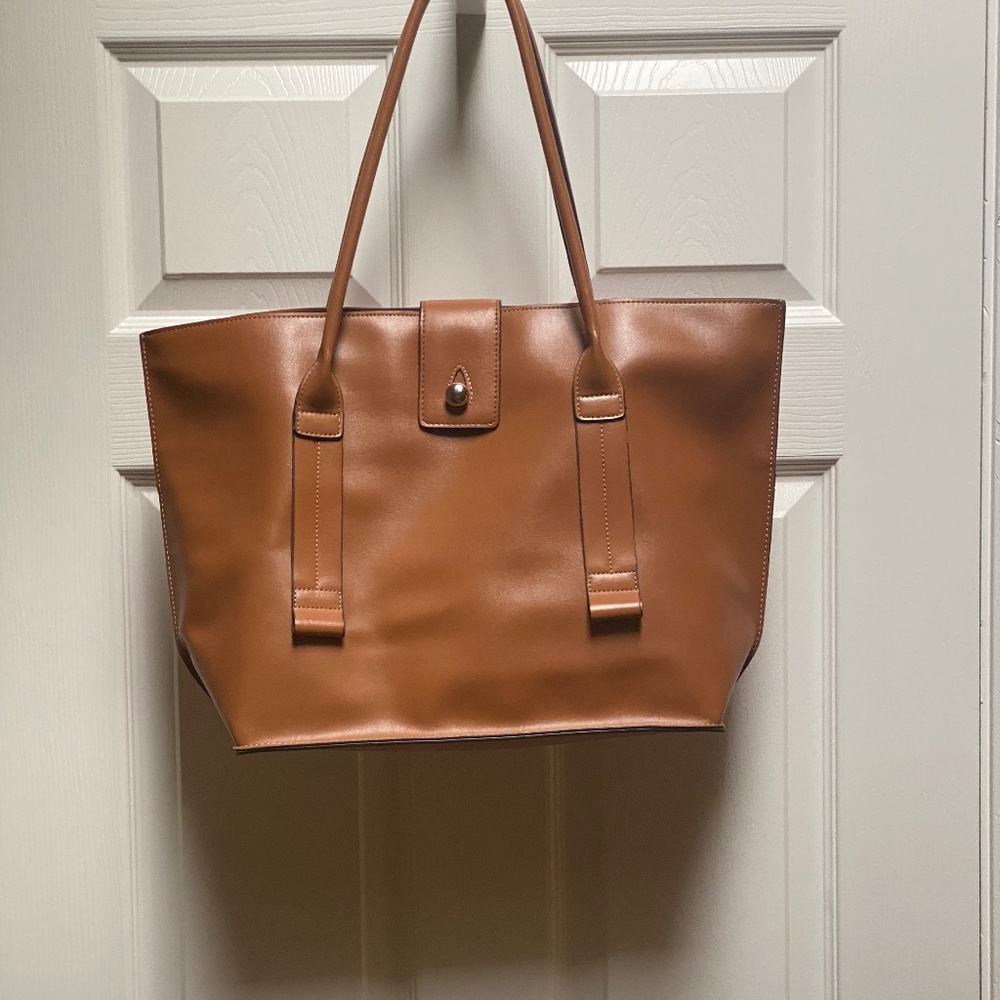 Emilie M. Cognac Handbag